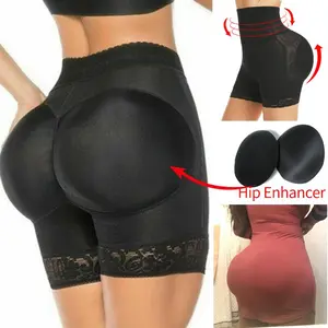 Sexy Butt Lifter Booty Pads Hip Sculpting Shapewear Padded Underwear Waist Trainer Slimming Body Shaper Fajas Colombianas Girdles Womenswear Basic Compression Black