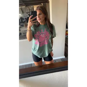 PINK ROLLING STONES COMFORT COLOR TEE