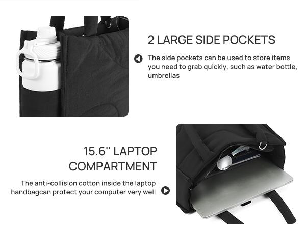 Telena travel essentials Tote Bag Work Diaper Bag for Women Puffer Quilted Carryall Shoulder Handbag Lightweight for Travel Gym 15.6 Laptop Commuter Tote Gift For Her Telena travel essentials Tote Bag Work Diaper Bag for Women Puffer Quilted Carryall Shoulder Handbag Lightweight for Travel Gym 15.6 Laptop Commuter Tote Gift For Her