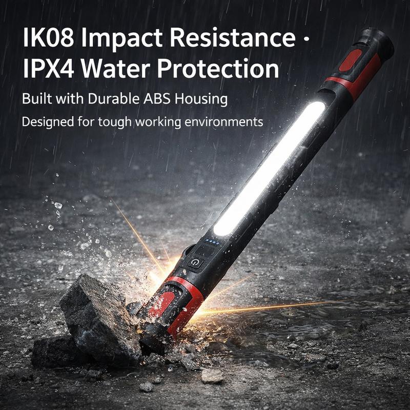 3000LM Rechargeable Magnetic Work Light, 3000mAh/5200mAh Battery Options, Underhood LED Bar with Dual Magnet Bases & Hanging Hook, Waterproof Cordless Trouble Light for Car Repair, Garage, Jobsite, Emergency  — Gift for Dad/Husband/Boyfriend