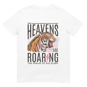 The Heavens Are Roaring Tshirt, Bible Verse Shirt, Religious Shirt, Christian Shirt, 80s Faith Shirt, 90s Aesthetic Clothing