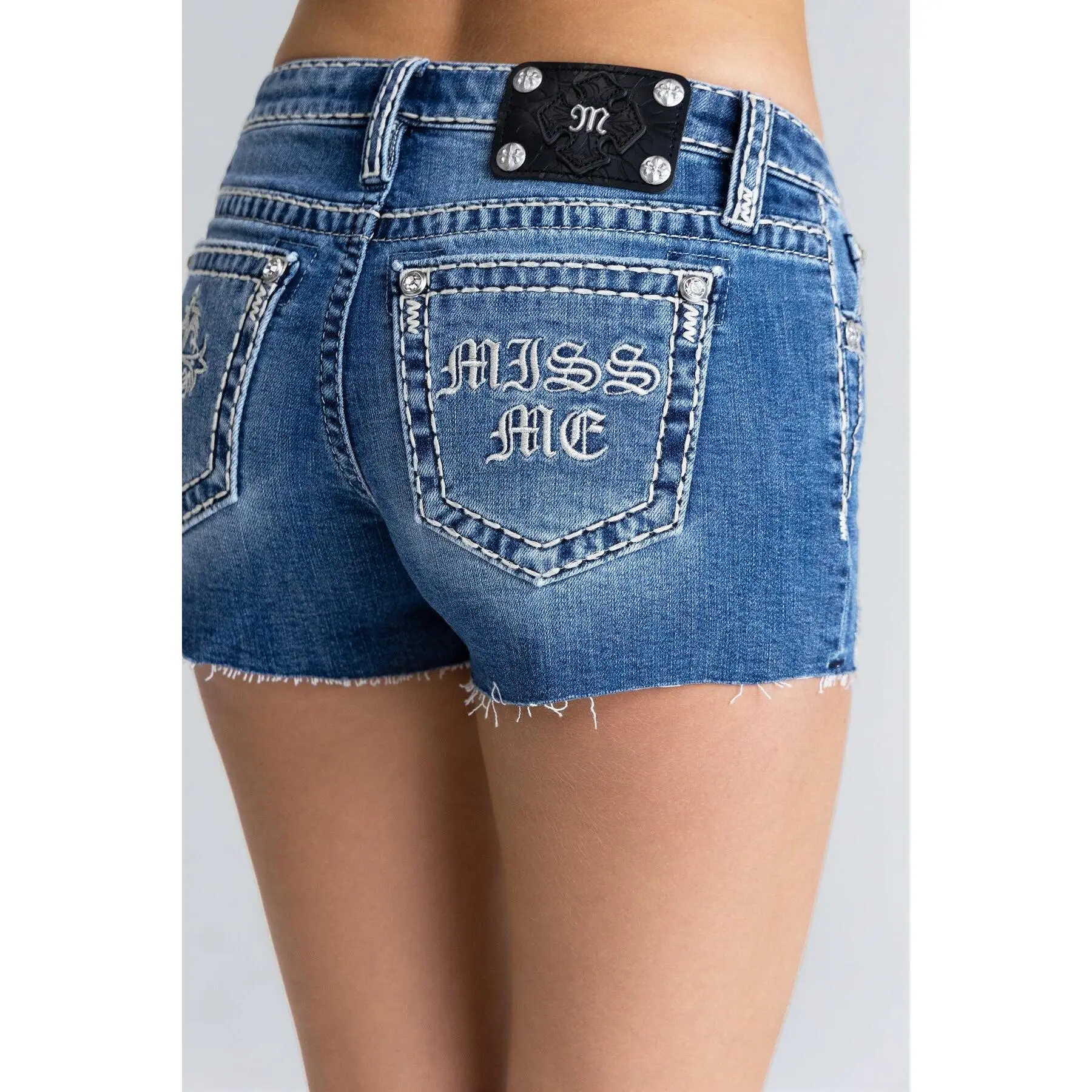 Gothic Pocket Low Rise Shorts
