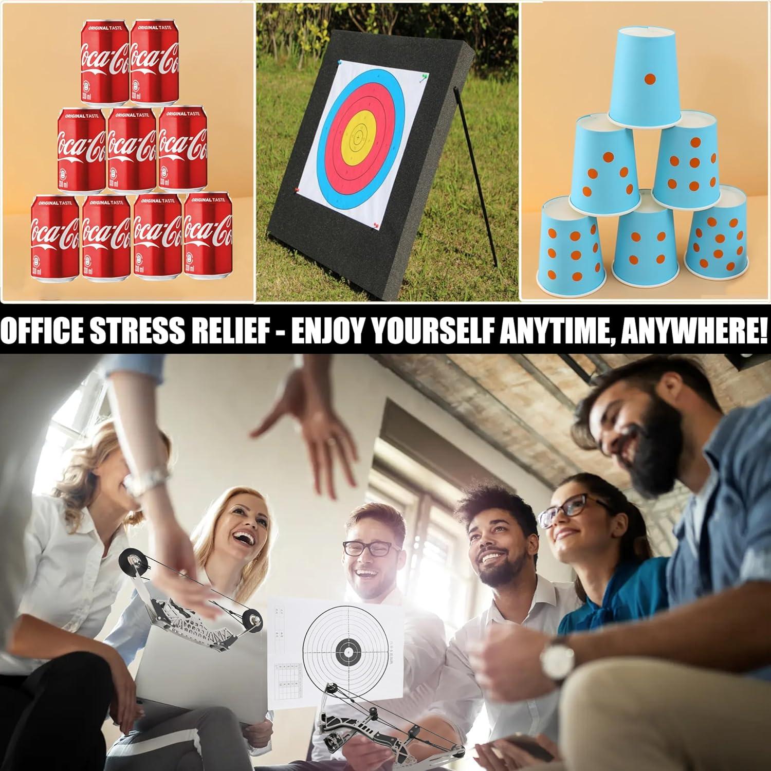 (1 pack) Compound bow and arrow set, suitable for target archery and small game hunting, portable survival bow, ideal gift, suitable for both left-handed and right-handed users. (1 pack) Compound bow and arrow set, suitable for target archery and small game hunting, portable survival bow, ideal gift, suitable for both left-handed and right-handed users.