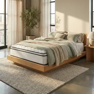 Nuvola Innerspring Mattress with Medium Firm Comfort, Breathable Cover, and Supportive Coil System