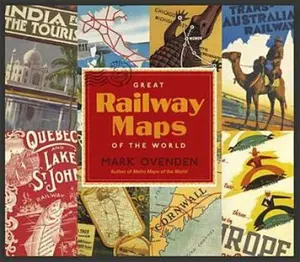 USED-Great Railway Maps of the World by Mark Ovendon: (Hardcover)
