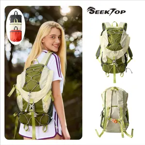Seektop 20L large capacity multiple pockets foldable lightweight Backpack for unisex everyday bag, suitable for daily use, outdoors, hiking and traveling