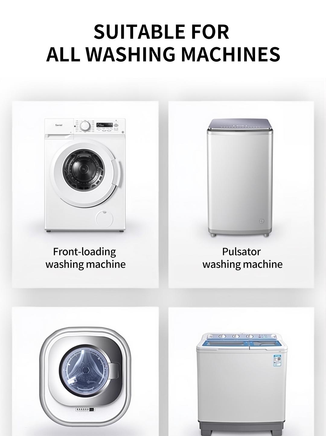 SOPAMI Eco-Friendly Washing Machine Cleaner 12 Tablets Removes Pet Hair Buildup & Fights Odors for Fresh Clean Washers