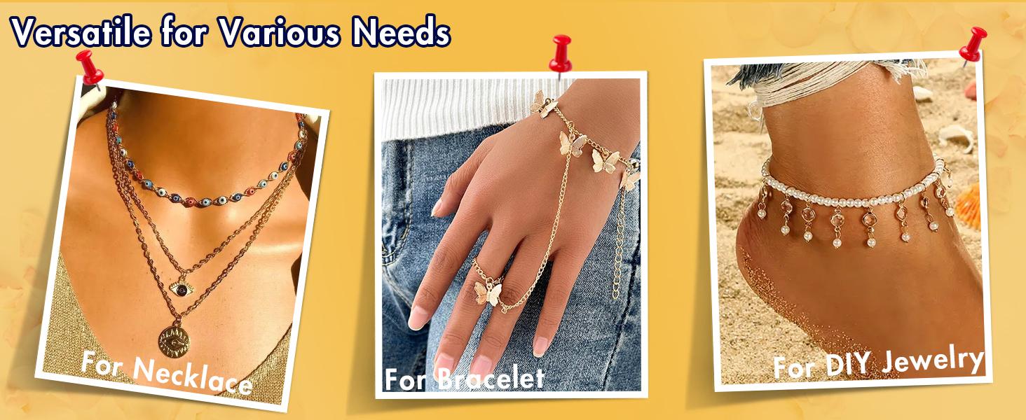 Magnetic Necklace Clasps 14K Gold Silver Lobster Clasp 12Pcs Jewelry Extender Easy Use Rustproof Closures for Necklaces Bracelets Crafting