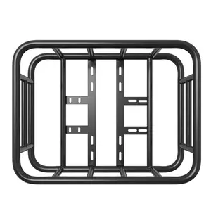 VEVOR Rear Bike Basket, Medium Bicycle Basket with Cargo Net, Liner & Waterproof Cover, Heavy Duty Bike Back Basket for Adult Women/Men Carrying Dogs, Pets, Fruit & Grocery, Mounting Tools Included