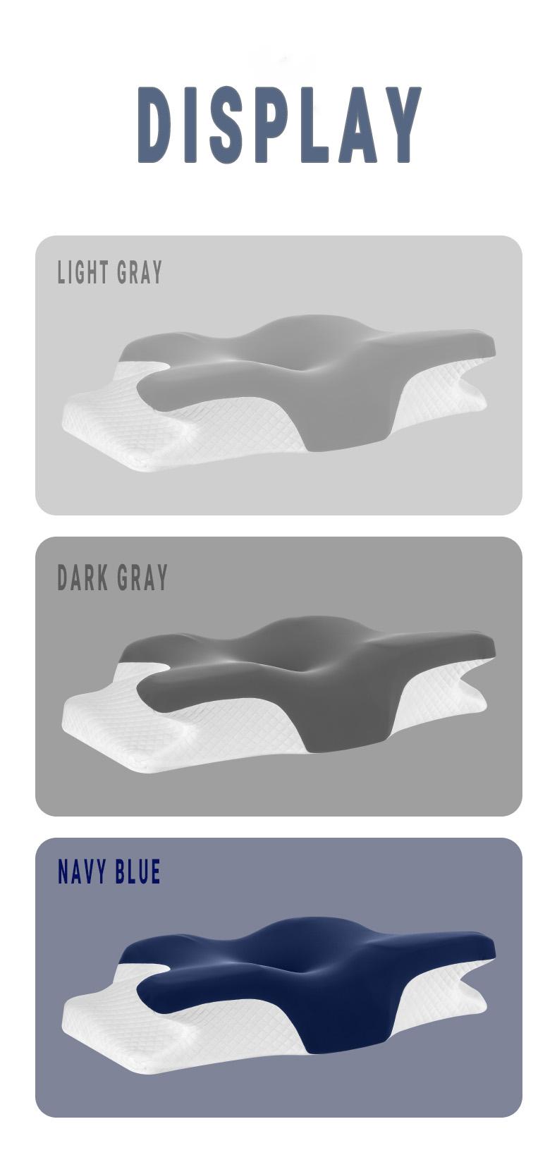 Cervical Memory Foam Pillow for Neck and Shoulder Pain Relief, Adjustable Ergonomic Contour Orthopedic Pillow with Cervical Support for Side, Back and Stomach Sleepers