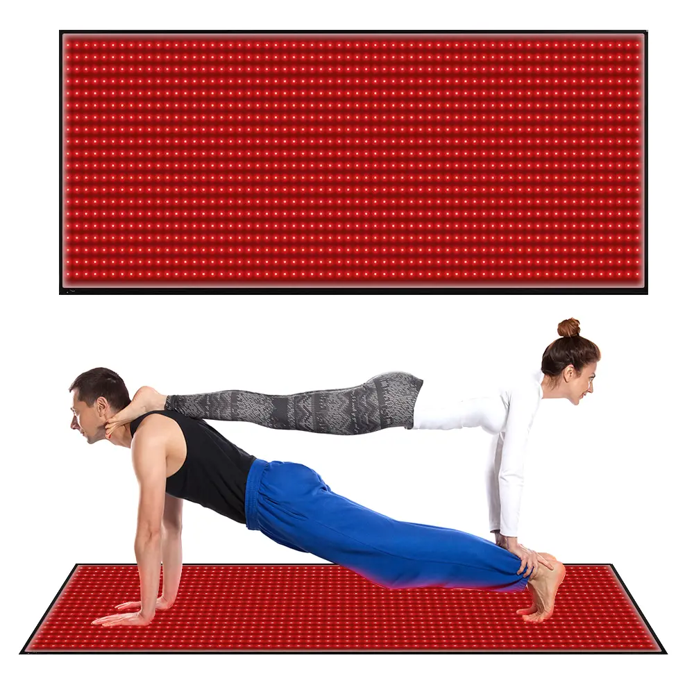 Red Light Therapy Mat for Body, 71"x 31" Red Light Therapy Blanket Red Near Infrared 660nm 850nm Full Body Pad, 1280 LEDs Infrared Light Therapy for Body for Pain Relief, Improved Sleep lymphatic drainage products massage machines massagers for body gifts