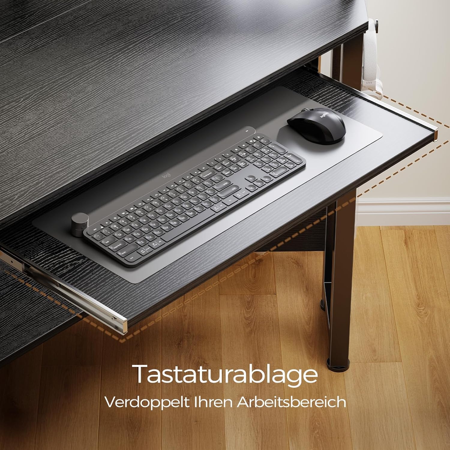 Multi-Functional Corner Desk for Home Office, 4-Color Gaming & Workstation with LED & Power Outlets, 44.5" W Small Space Computer Desk with Keyboard Tray Multi-Functional Corner Desk for Home Office, 4-Color Gaming & Workstation with LED & Power Outlets, 44.5" W Small Space Computer Desk with Keyboard Tray