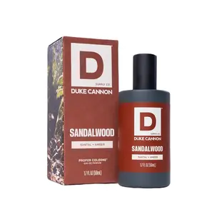 Duke Cannon Supply Co. Proper Cologne, 1.7 Fl Oz - Eau de Parfum for Men - Sandalwood