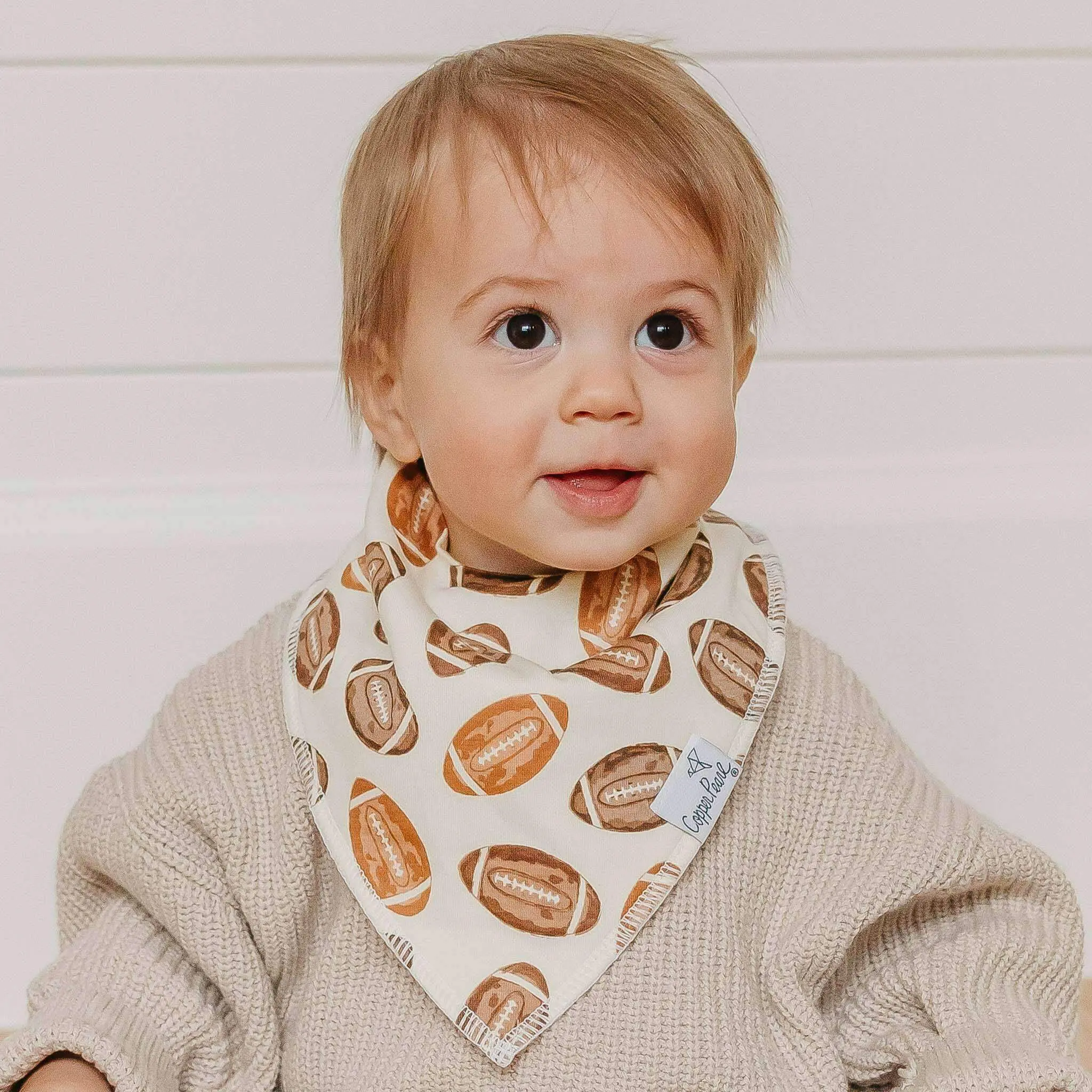 Copper Pearl Baby Bandana Bib 4 pack Set- Blitz | Soft & Absorbent Drool Bibs for Babies & Toddlers | Adjustable Snap Closure | 4 Pack