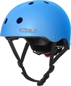 Nattork Kids Helmet Protective Gear, Removable Liner for Multi-Sports Skateboard, Skates, Bike, Scooter Age 4-12 Kids Youth Adults