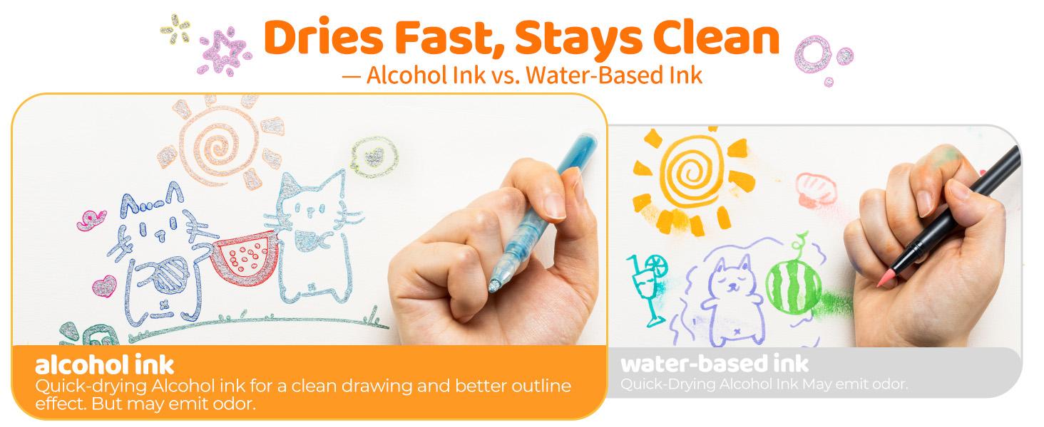 Ohuhu Stocking Stuffers for Teen Girl: 18 Outline Markers - Shimmer Glitter Metallic Double Line Drawing Pens for Adults Beginners Fun Crafts Art Supplies Gifts for Greeting Cards Glass Rock Plastic Ohuhu Stocking Stuffers for Teen Girl: 18 Outline Markers - Shimmer Glitter Metallic Double Line Drawing Pens for Adults Beginners Fun Crafts Art Supplies Gifts for Greeting Cards Glass Rock Plastic