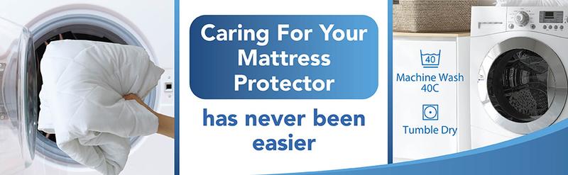 Raybee Waterproof Mattress Cover, Waterproof Mattress Protector with 6''-16'' Deep Pockets,Soft Cooling Waterproof Mattress Pad, fitted sheet for Bedroom, Collage Dorm,Hotel Raybee Waterproof Mattress Cover, Waterproof Mattress Protector with 6''-16'' Deep Pockets,Soft Cooling Waterproof Mattress Pad, fitted sheet for Bedroom, Collage Dorm,Hotel