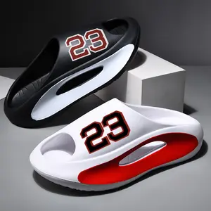 Ultimate 23 Hoops Slides: Thick-Sole Cloud Comfort, Anti-Slip EVA Pillow Slippers for Basketball Fans Ultimate 23 Hoops Slides: Thick-Sole Cloud Comfort, Anti-Slip EVA Pillow Slippers for Basketball Fans