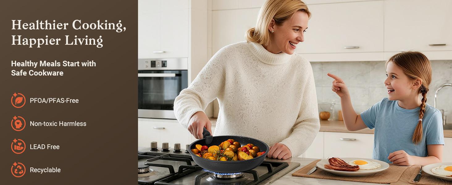 [NEW]15pcs Pots and Pans Set Non Stick, Cookware Sets with Detachable Handle, Nonstick RV Kitchen Cooking Set Removable Handles, Oven Safe,Stackable, Frying