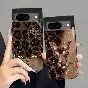 Suitable for [Google Pixel 8] high-end women's phone case🤩，the pattern is printed, not glitter; various leopard print patterns are available，drop-resistant and fingerprint-proof YM99