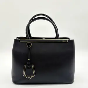Pre-owned Leather Tote Bags FENDI 2 Jours Handbag