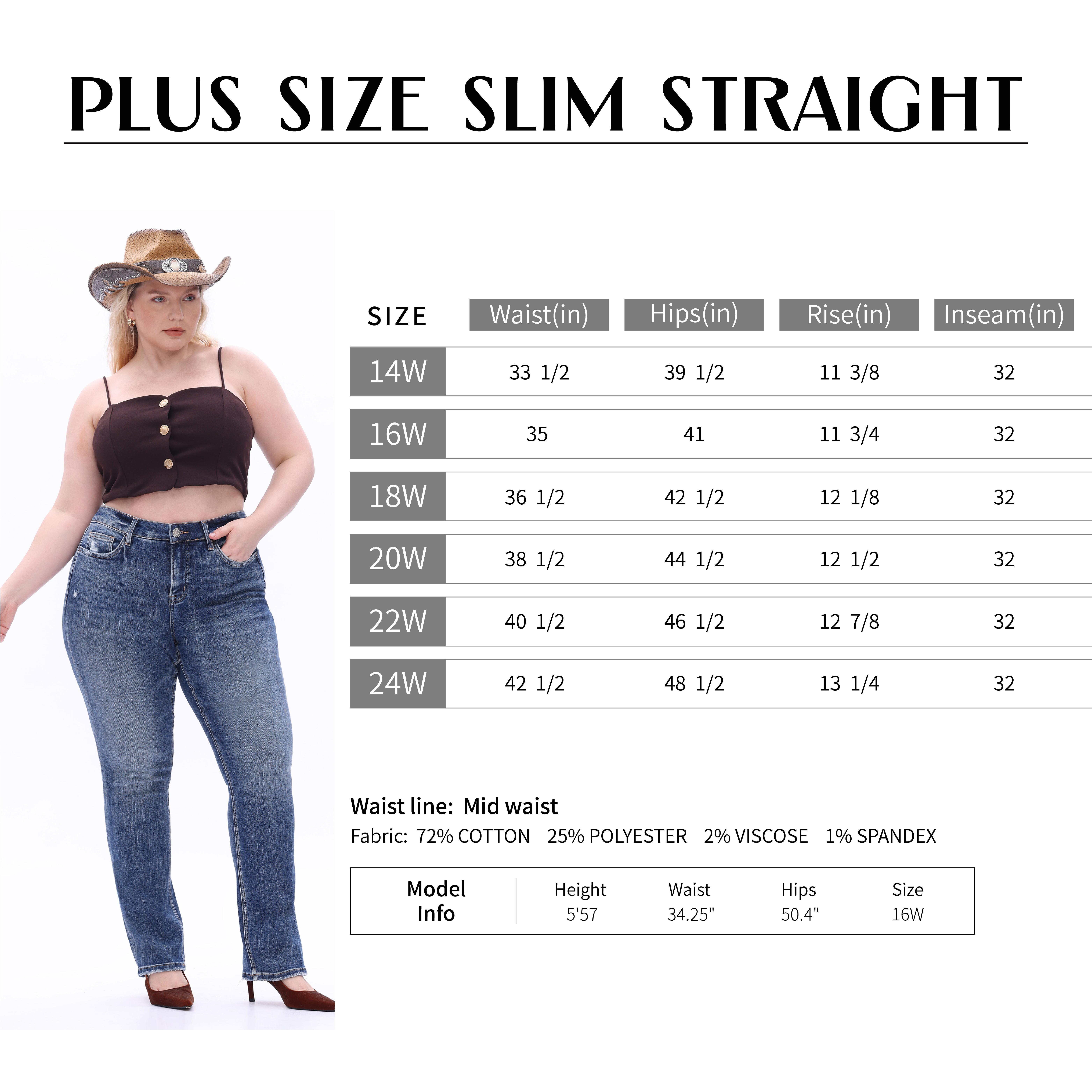 Women's Minimalist Mid Waist Hip Lift Denim Stretch Straight Leg Jeans Plus Size Fit Medium Blue Vintage Blue Retro Medium Blue High Stretch Trendy Denim Trousers for Women Classic Street Womenswear Perfect Gift #TikTokMadeMeBuyIt#Streetwear