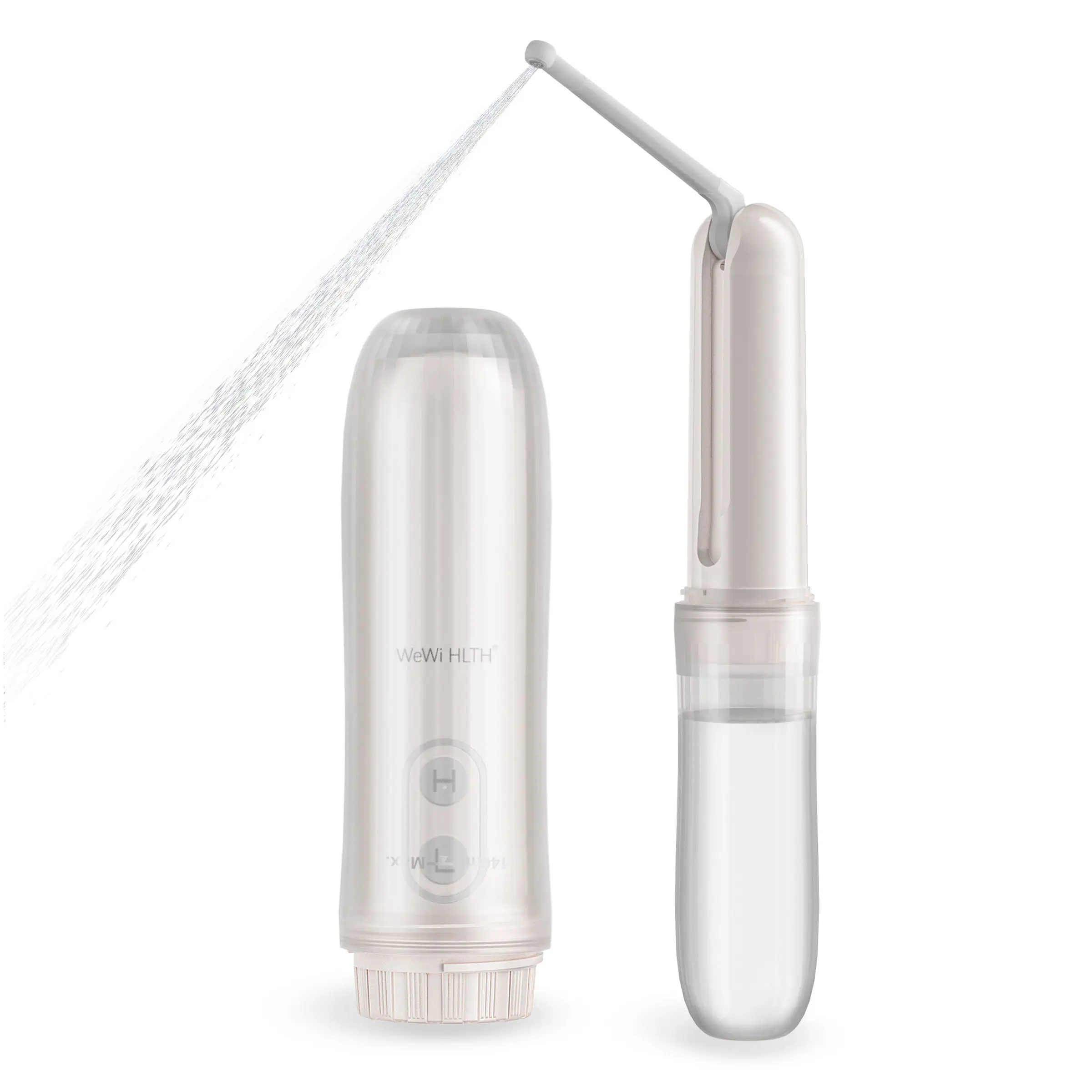 Portable Bidet - Handheld Sprayer, Travel Ready Electric Bidet with 2 Pressure Modes, Waterproof Foldable Compact Form, Cordless Bathroom Fixture for Personal Hygiene Cleaning at Home & Camping, Bathroom on the Go, Pocket-Sized