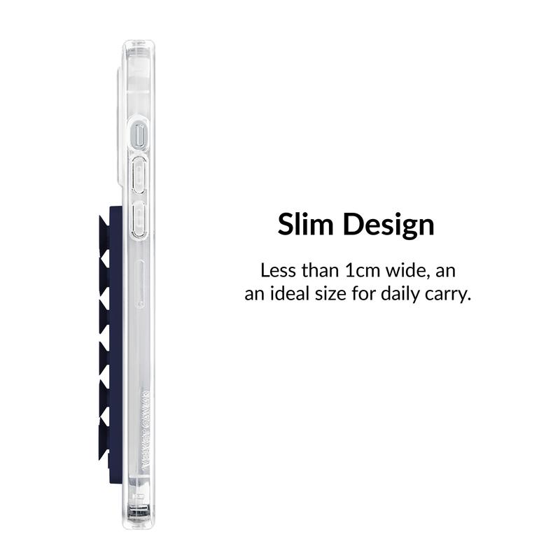 Velvet Caviar Admiral Navy MightyGrip MagSafe Mount - Suction Cup Phone Case Mount Compatible with MagSafe Devices Only - Magnetic Silicone Sticky Grip