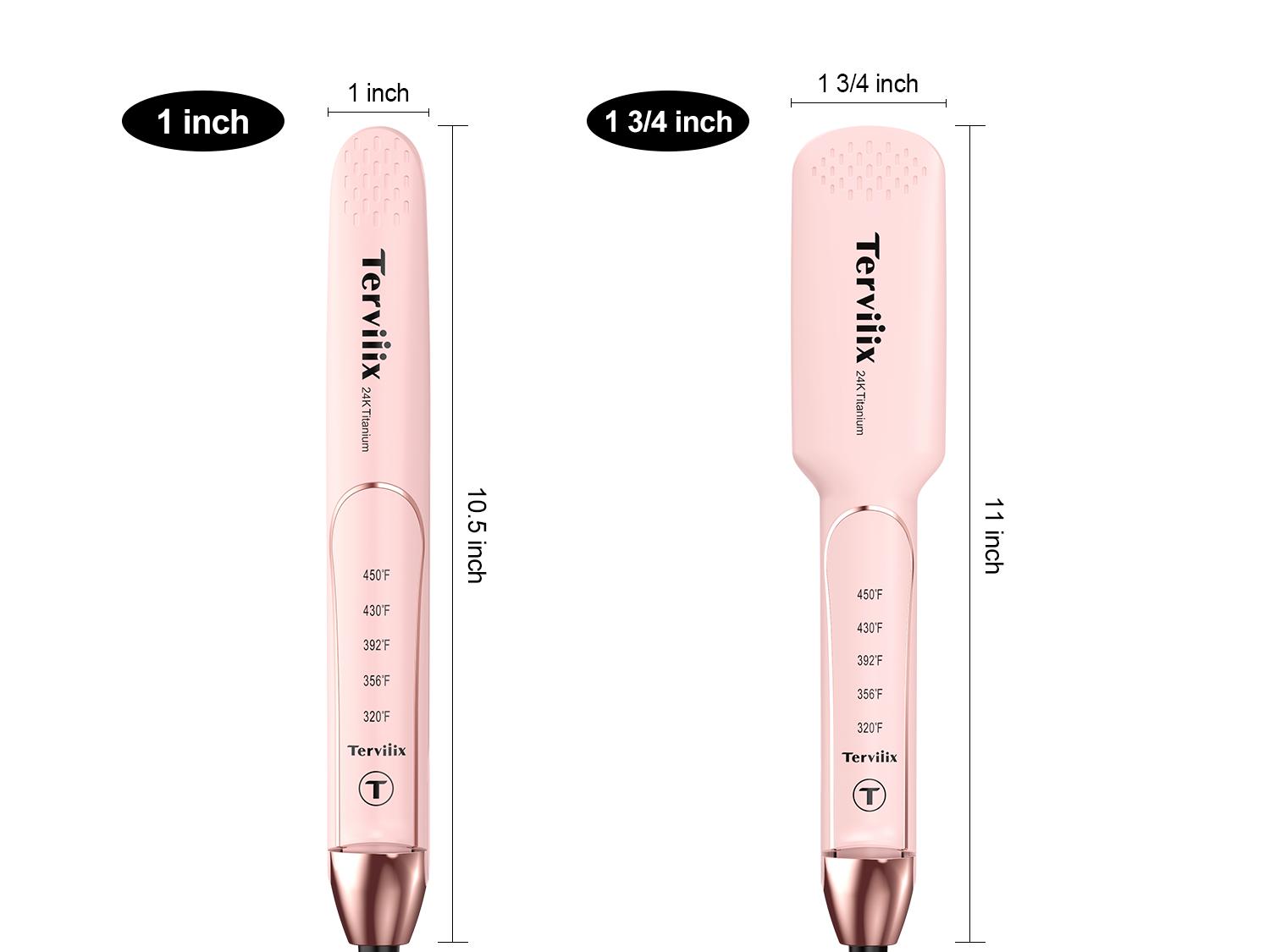 Terviiix Titanium Flat Iron Hair Straightener - ARC Non-Snagging for Smooth, One-Swipe Results, Salon-Grade Straightening Iron Saves Time on Thick, Curly, Black & Natural Hair Terviiix Titanium Flat Iron Hair Straightener - ARC Non-Snagging for Smooth, One-Swipe Results, Salon-Grade Straightening Iron Saves Time on Thick, Curly, Black & Natural Hair