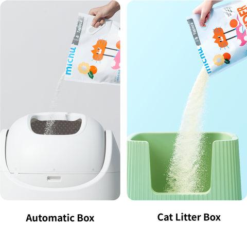 Michu Wonder Cat Litter Plant Based Litter Robot Friendly 5.5lb/88oz