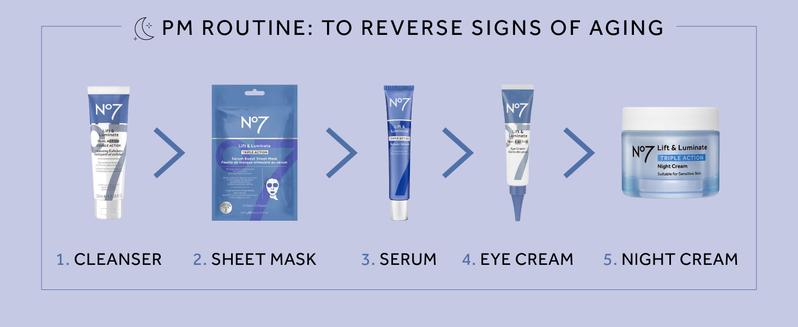 No7 Lift & Luminate Triple Action Face Serum (30ml) Skincare Skin Repair