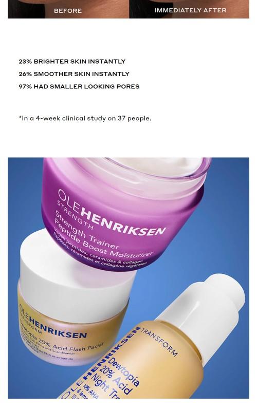 Dewtopia 25% Acid Flash Facial Mask - Skincare Treatment for Skin Repair & Comfort