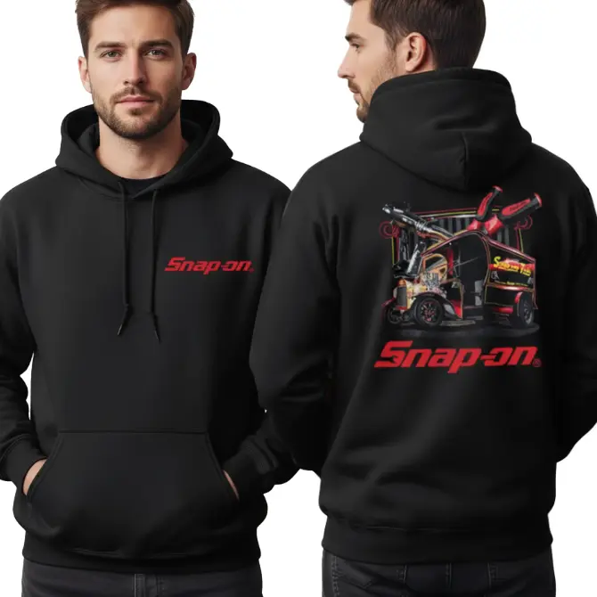 Sn@p-0n Tools Crewneck Hoodie, Classic Lines Graphic Design,Comfortable, Durable Unisex Sweatshirt for Tool Lovers - Unisex For Men And Women