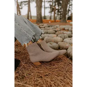 Such A Cutie Houndstooth Bootie