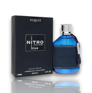 Dumont Paris | Nitro | Blue | Eau De Parfum | Unisex Fragrance | 100 ML | Orange Blossom - Cinnamon & Sage