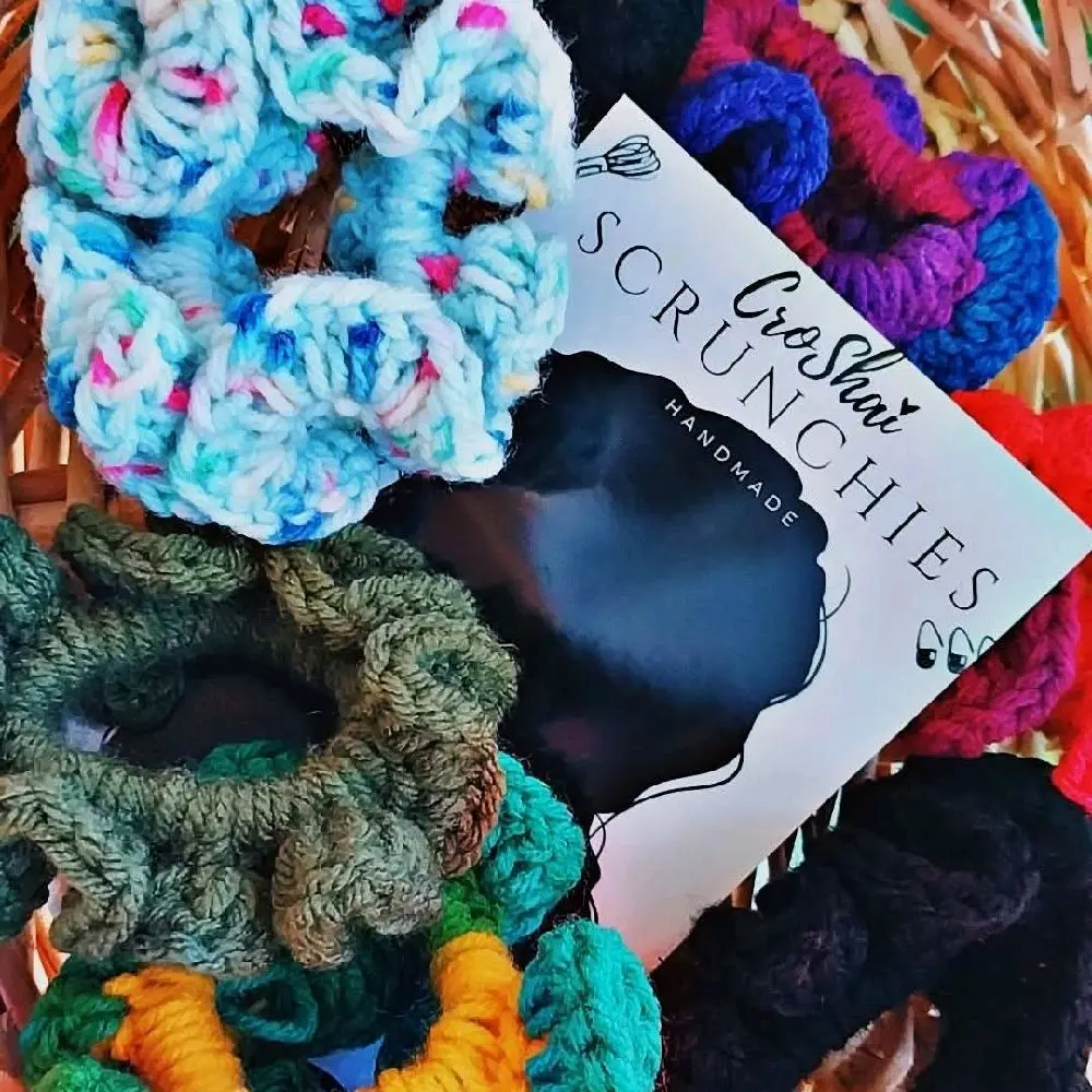 Handcrafted Crocheted Scrunchies
