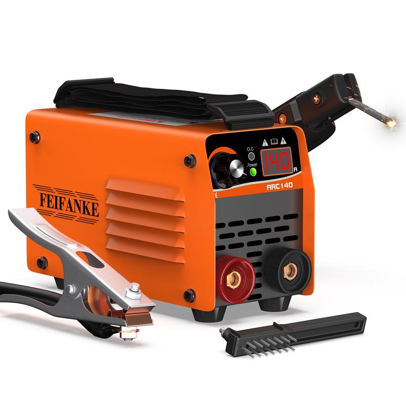 FEIFANKE ARC140Amp 110V Mini Stick welder ,Portable IGBT inverter MMA welding machine with Hot Start /Arc Force /Anti-Stick , metal work tools