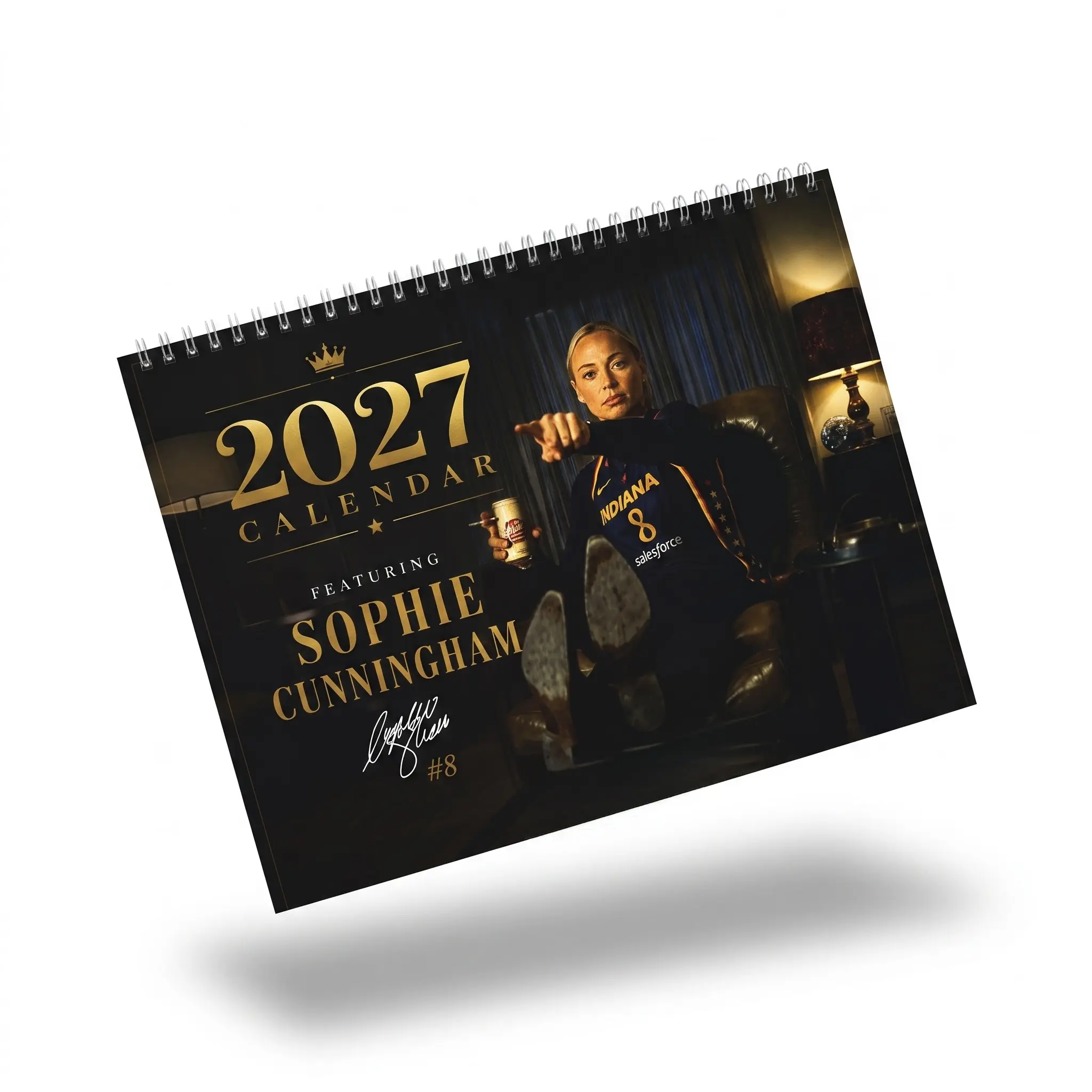 Sophie Calendar 2027 – 8.5 x 11" Vertical Monthly Calendar, Premium 250gsm Paper, Minimalist Design