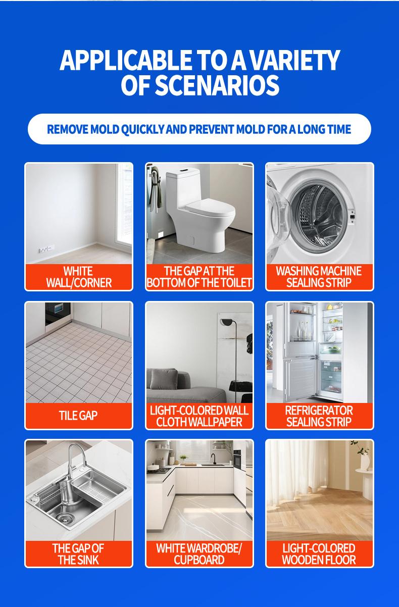 Lanwexy Highly Effective Mould Removal Spray - Prevents Mould Regrowth