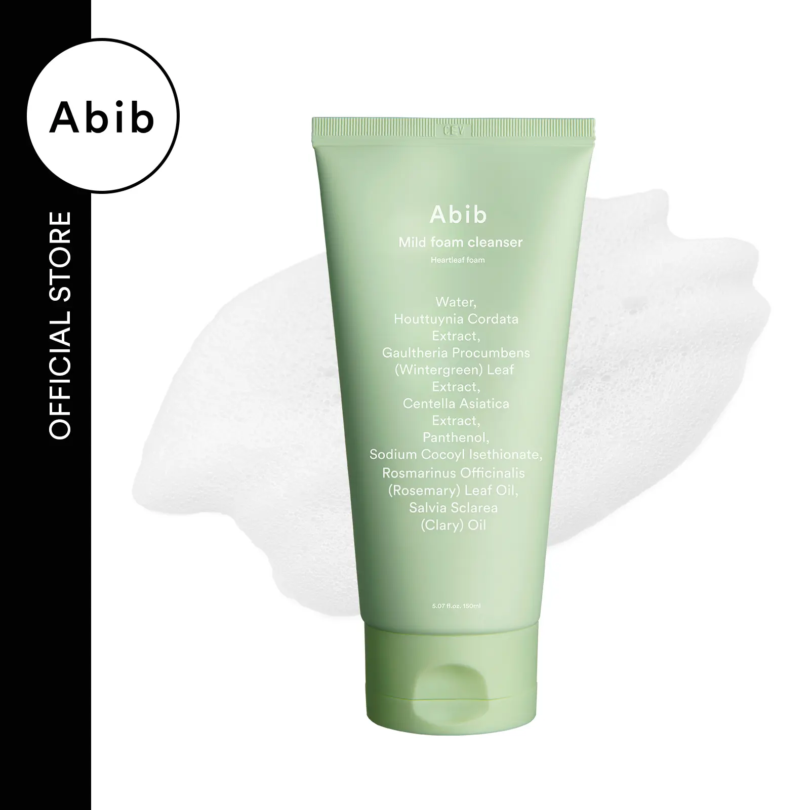 [Abib Official] Heartleaf Extract Mild Acidic Foam Skin Care Cleanser - Korean Daily Face Wash for Acne Prone, Sensitive Skin with Moisture Hydration & Soothing Benefits, Moisture Hydration Cleanser, Face Care Products, Deeply Hydrates