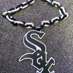 Chicago White Sox Hype Chain Necklace – Oversized Fan Chain | Game Day Drip