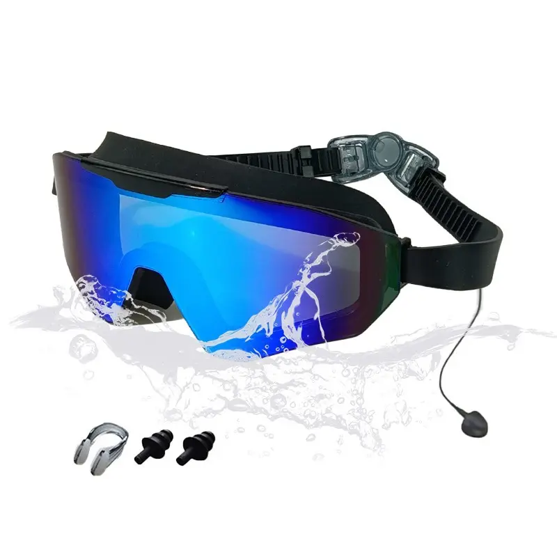 Anti-Fog Swim Goggles for Adults – Wide View, UV Protection, No Leak, Pool & Open Water Swimming outdoor waterproof earplug fit outdoorfun   outdoor  Water      sport  waterproof   Goggles  Anti-Fog   full-coverage