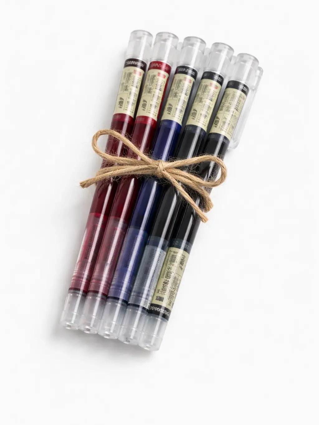 0.5mm Gel Ballpoint Pens Black Blue Red Ink 5 10 12 Pack Bulk