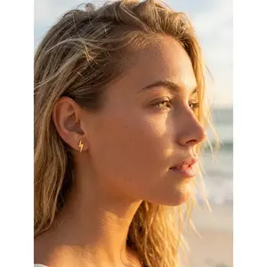 Stormy Seas Lightning Bolt Stud Earrings