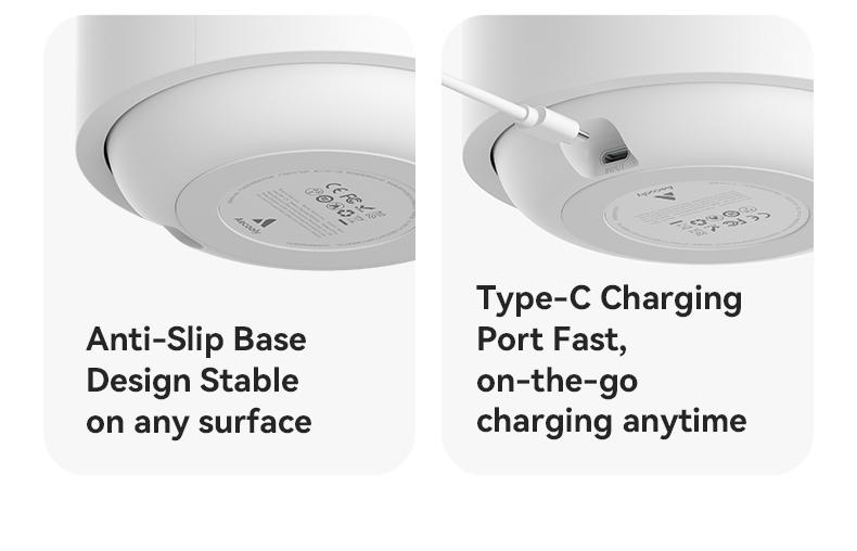 Aecooly Touch Control Desk Fan, 100 Speeds Quiet Bedroom Digital Display 8000mAh 3 Oscillation Angles Battery Powered Small Desktop Table Fan for Bedroom, Bedside, Office, Travel ,Summervibes, dealsforyoudays