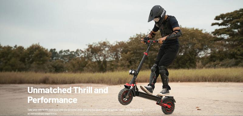 【Holiday Haul】EX5S Off-road Foldable Electric Scooter 1000W 11" Pneumatic Tubeless Tires 28MPH Speed Long Range of 40Miles High-Performance Dual-Suspension Electric Scooter Powerful Adult Commuting urban Electric Scooter, Adjustable Height, 48V 15Ah