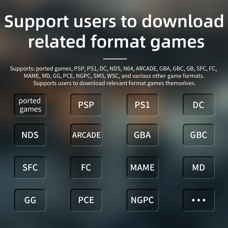 ANBERNIC RG40XXH Handheld Game Console 4.0-inch IPS Screen 640*480 Linux 64-bit System RG40XX H Retro Games Consoles Classic Emulator Holiday Gifts