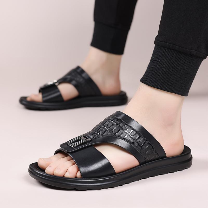 Men’s Summer New Non-Slip Outdoor Casual Business Slide Sandals
