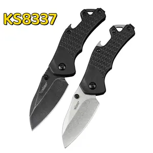 KS8337 folding knife, pocket knife, multifunctional tool—bottle opener, cutting tool—ideal for outdoor exploration, camping, picnics, opening wine, and more; a great gift