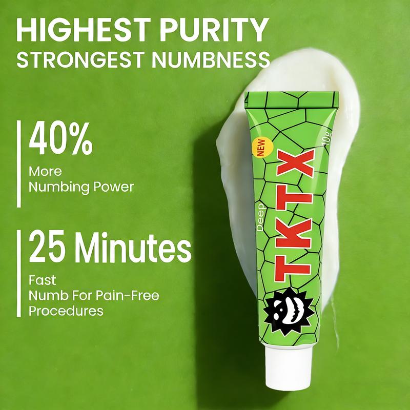 3Pcs TKTX Tattoo Numbing Cream Maximum Strength 40% Enhanced Fast-Acting Topical Anesthetic – Pain Relief for Tattoos, Waxing & Laser Procedures - Black